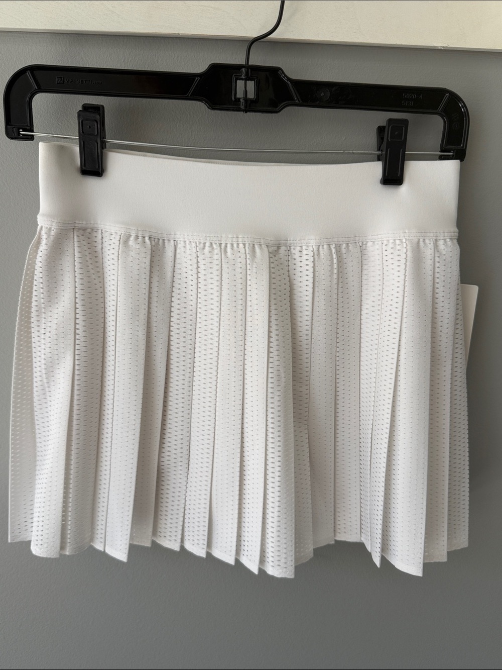 lululemon athletica White Pleated Open-Knit High-Rise Tennis Athletic Skirt-4 - Picture 2 of 14